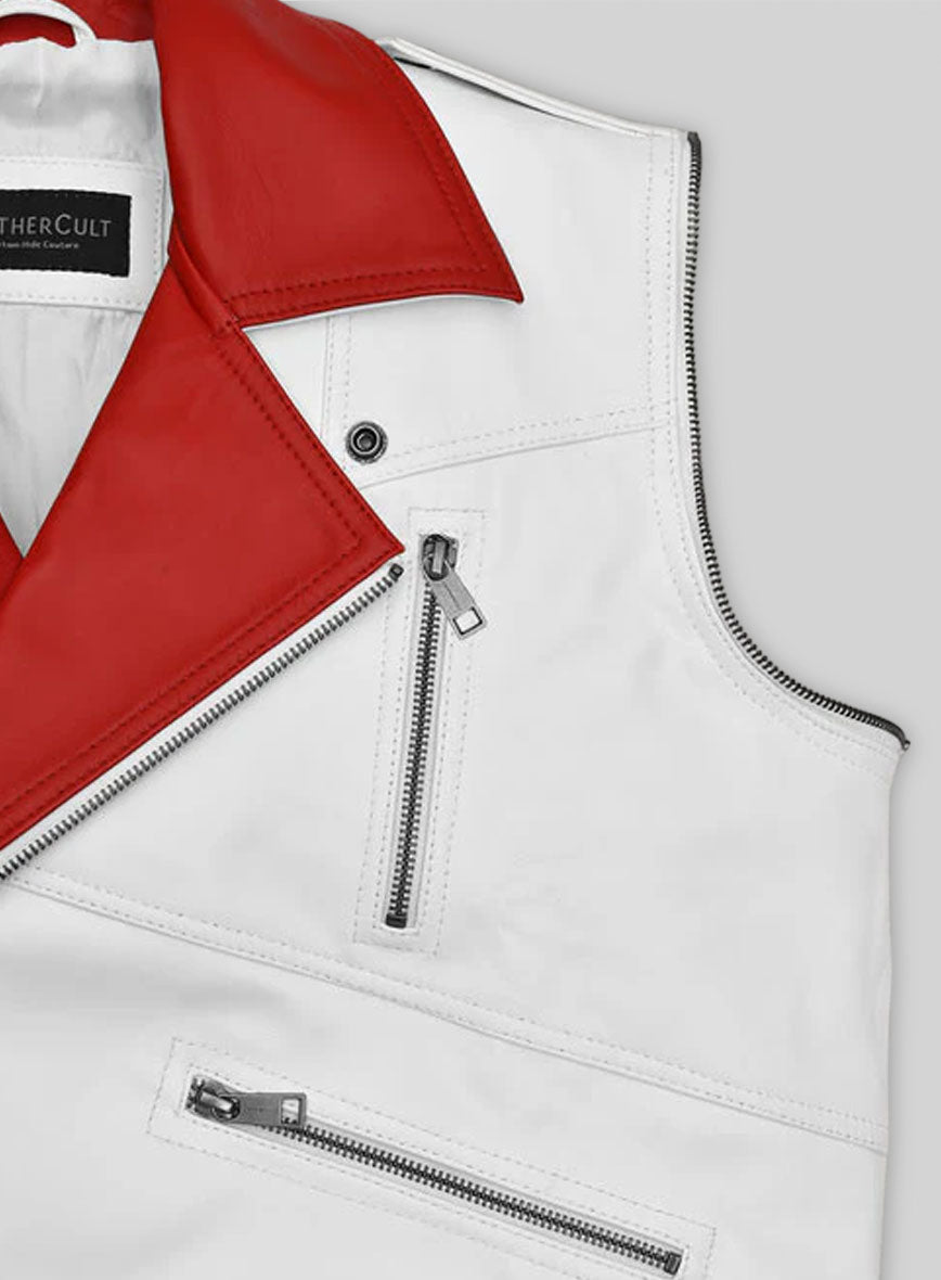 Leather Vest # 336