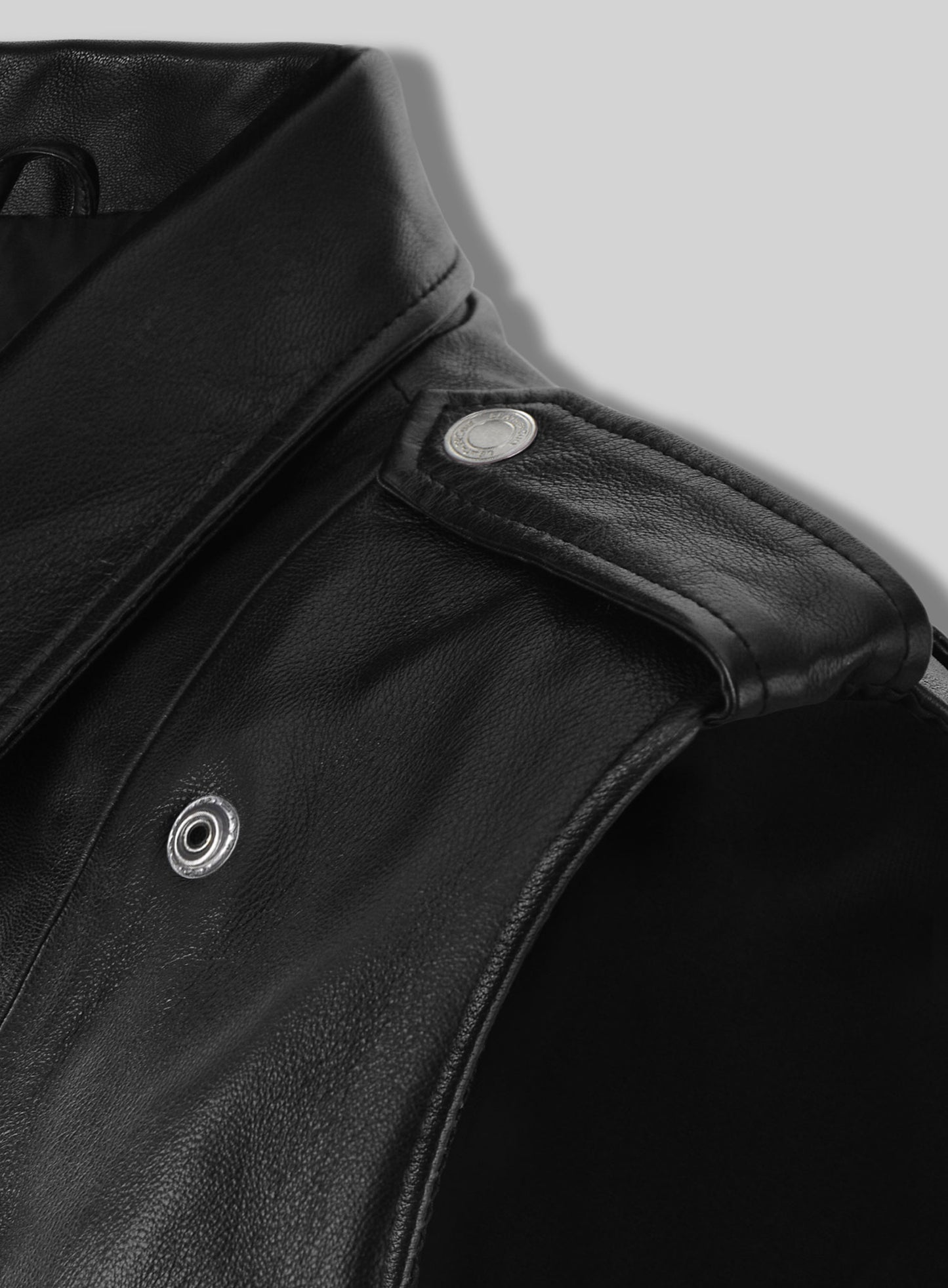 Leather Biker Vest # 342