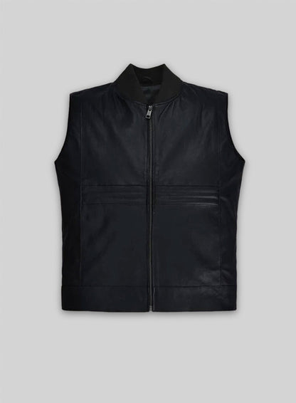 Leather Vest # 348