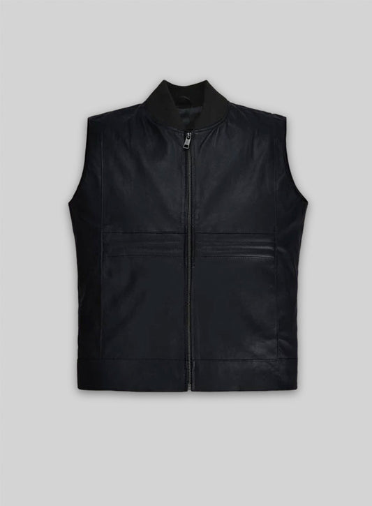 Leather Vest # 348