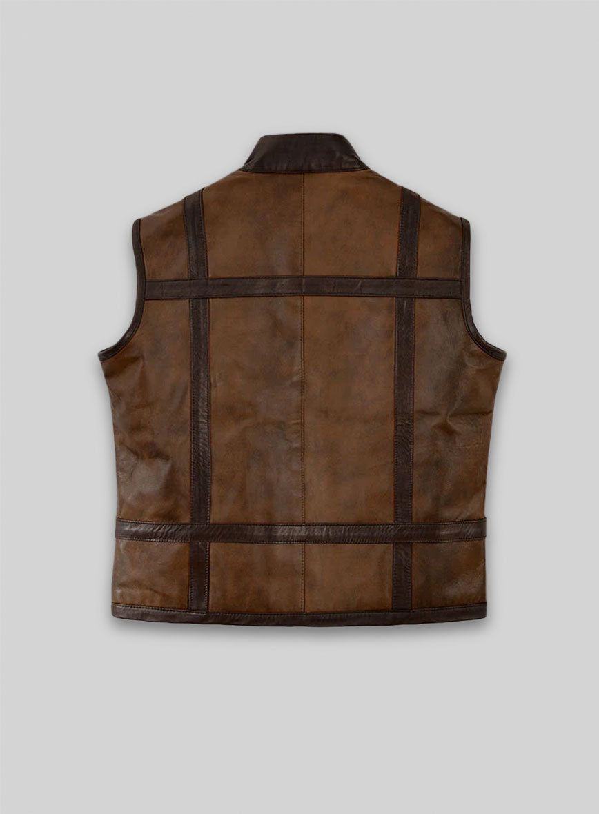 Leather Vest # 352