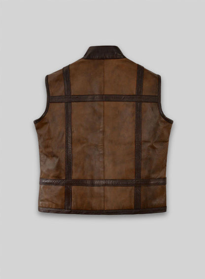 Leather Vest # 352