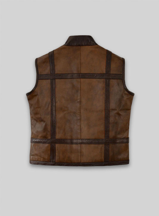 Leather Vest # 352