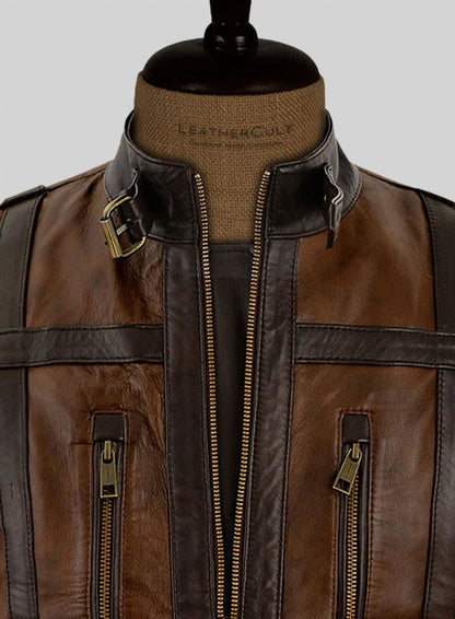 Leather Vest # 352