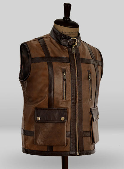 Leather Vest # 352 - LeatherCult
