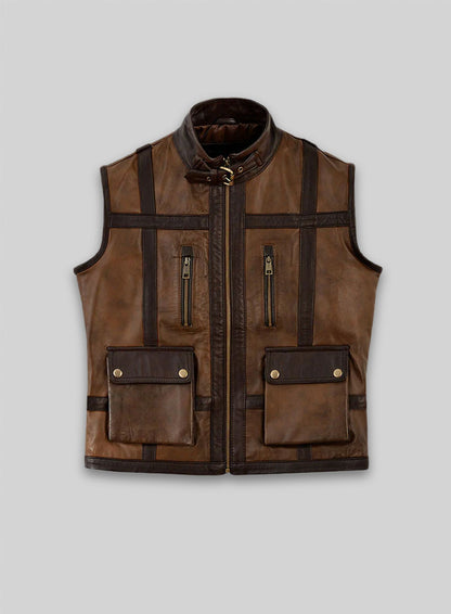 Leather Vest # 352