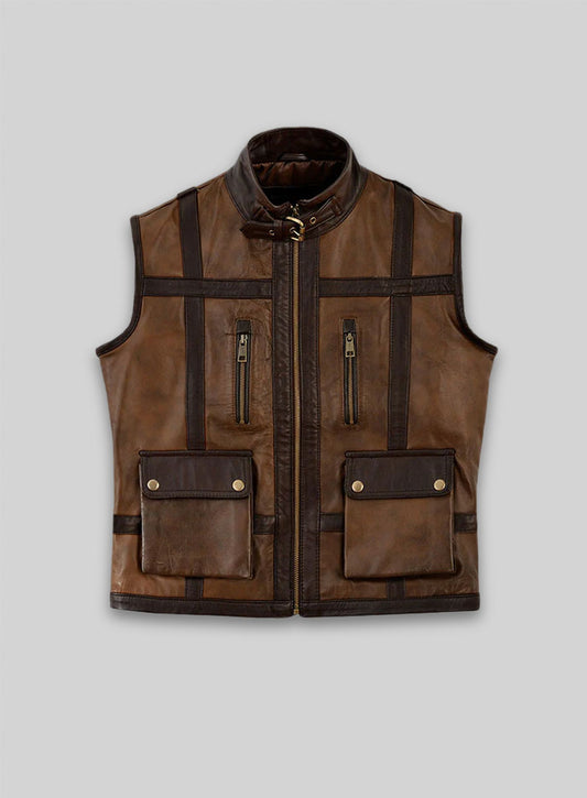 Leather Vest # 352