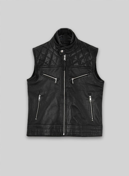Leather Vest # 353