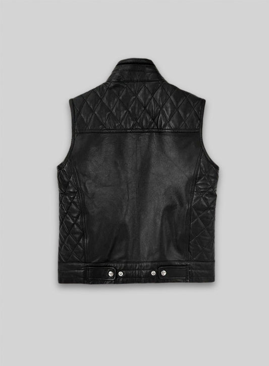 Leather Vest # 353