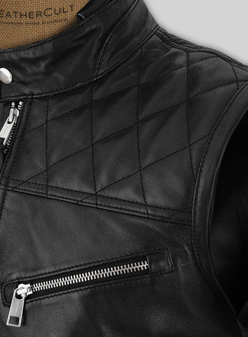 Leather Vest # 353