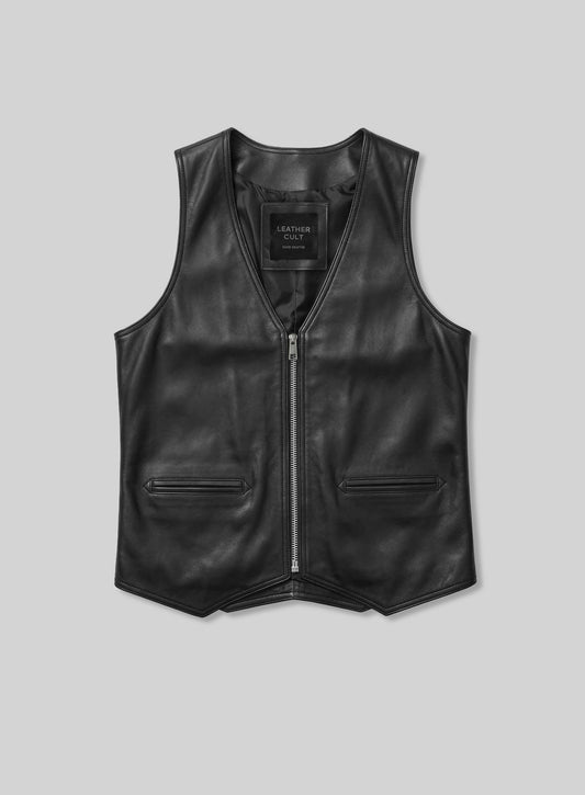 Leather Vest # 322