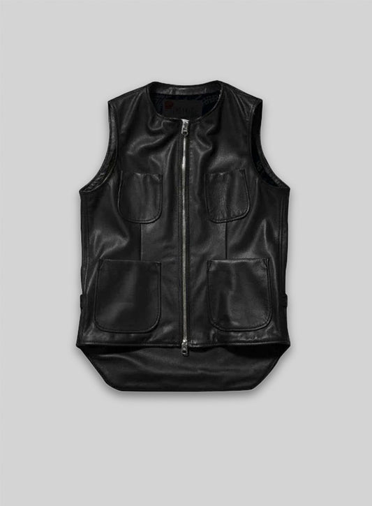 Leather Vest # 335