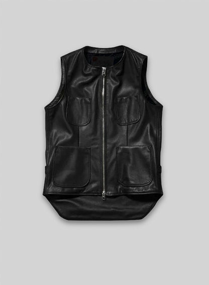 Leather Vest # 335