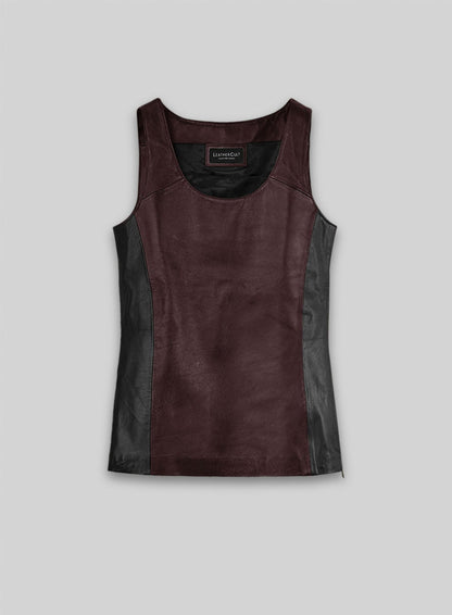 Leather Vest Tank Top