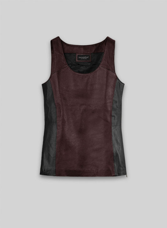 Leather Vest Tank Top