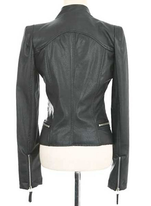 Leather Biker Jacket # 526 - LeatherCult
