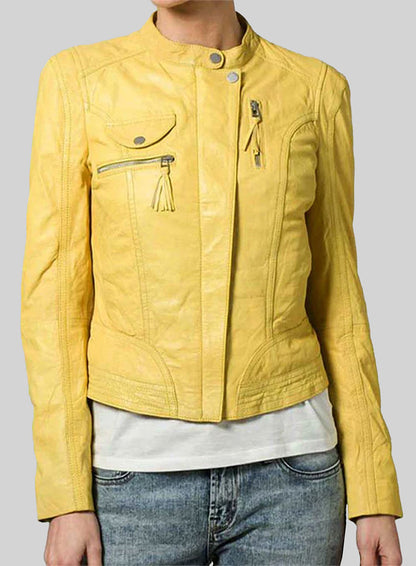 Leather Jacket # 520