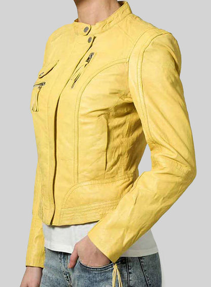 Leather Jacket # 520
