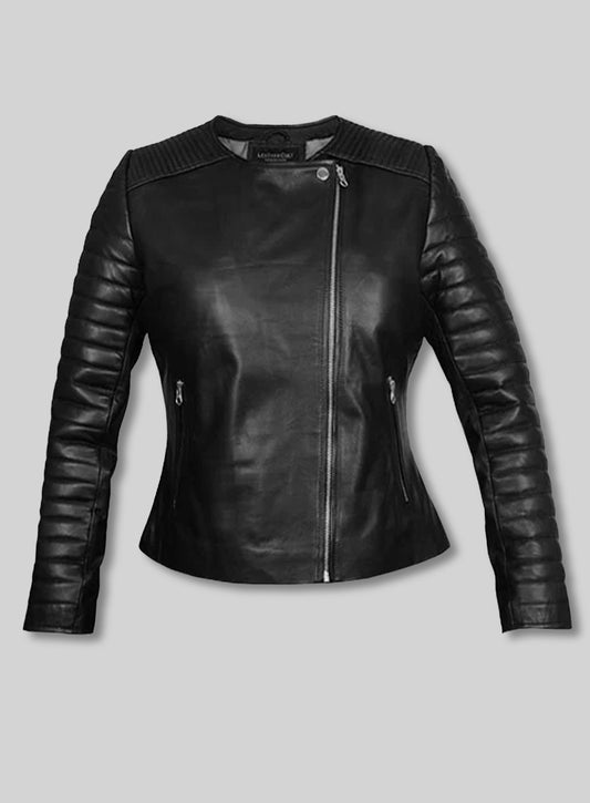 Leather Biker Jacket # 540
