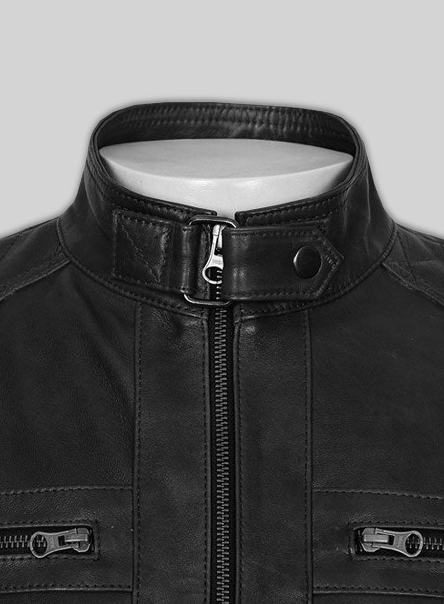 Leather Jacket # 653