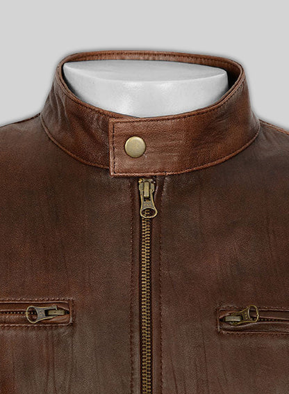 Leather Jacket # 654