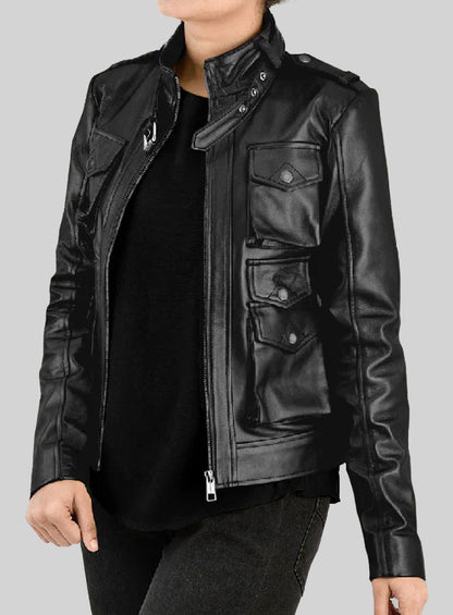 Leather Jacket # 235