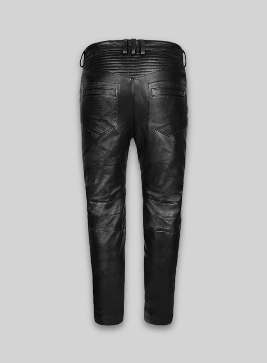 Leather Biker Jeans - Style #555