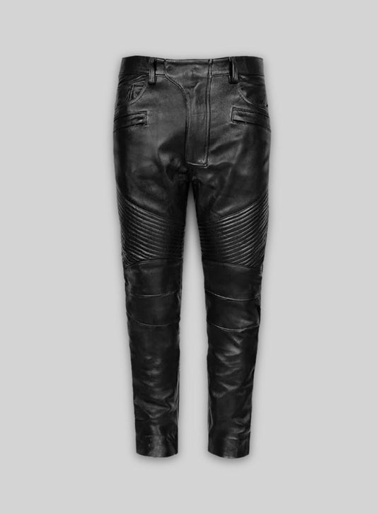 Leather Biker Jeans - Style #555