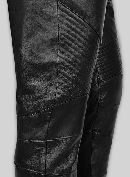 Leather Biker Jeans - Style #555