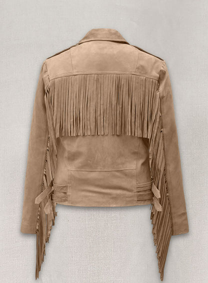 Fringe Leather Jacket #1008 - LeatherCult
