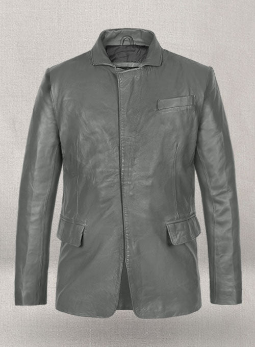Gray Leather Jacket # 611 - LeatherCult
