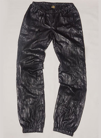 Leather Pants With Elastic - LeatherCult