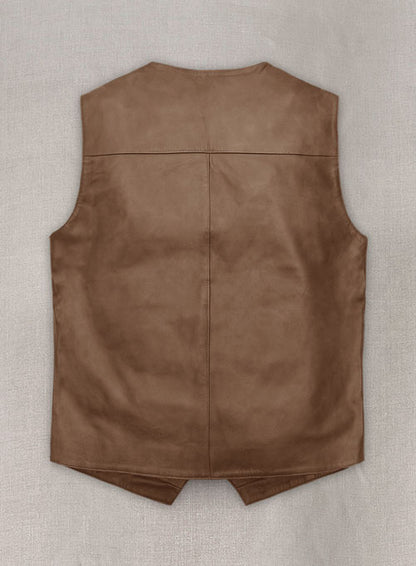 Leather Vest # 338 - LeatherCult