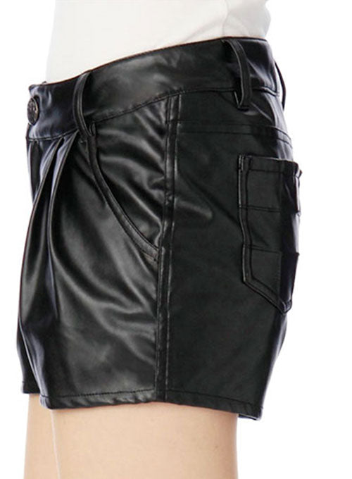 Leather Cargo Shorts Style # 366 - LeatherCult