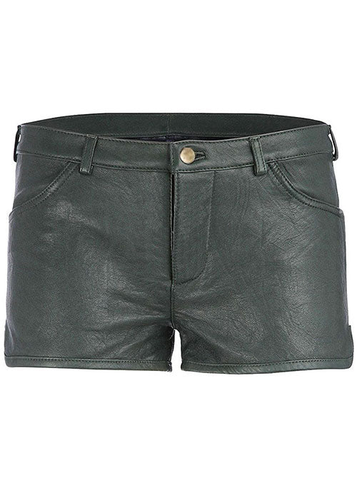 Leather Cargo Shorts Style # 371 - LeatherCult