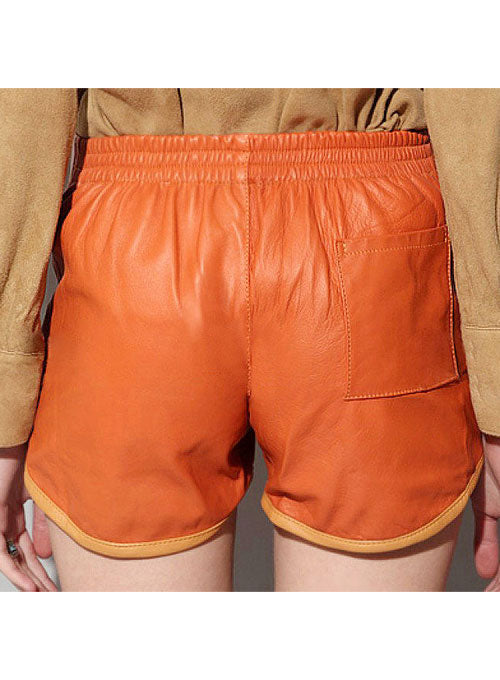Leather Cargo Shorts Style # 373 - LeatherCult