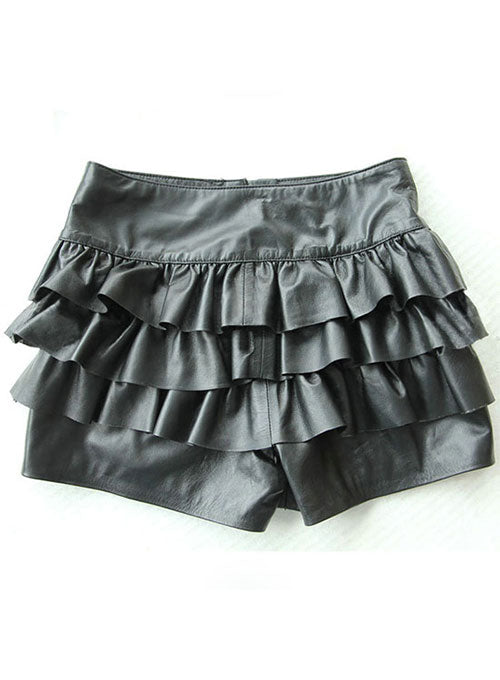 Leather Cargo Shorts Style # 374 - LeatherCult