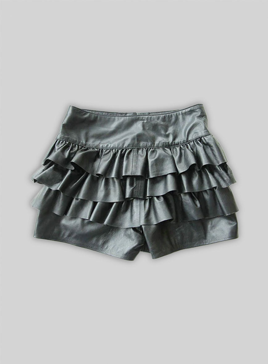 Leather Cargo Shorts Style # 374