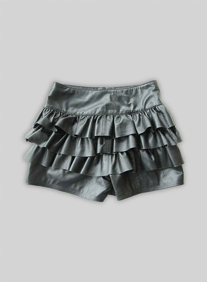 Leather Cargo Shorts Style # 374