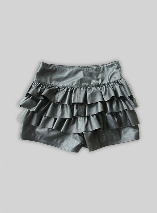 Leather Cargo Shorts Style # 374