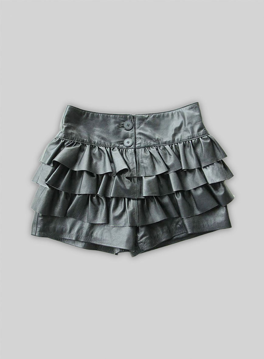 Leather Cargo Shorts Style # 374