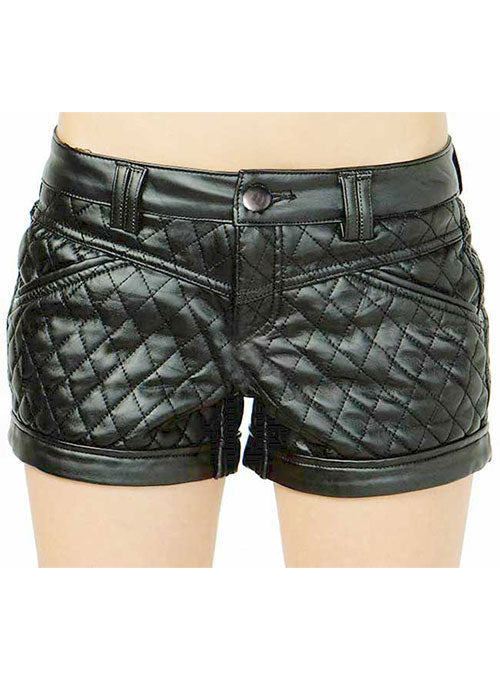 Leather Cargo Shorts Style # 376 - LeatherCult