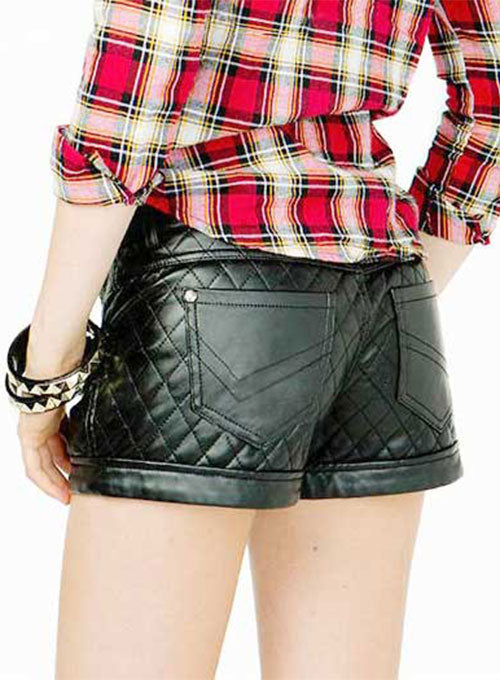Leather Cargo Shorts Style # 376 - LeatherCult