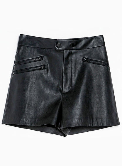 Leather Cargo Shorts Style # 380 - LeatherCult