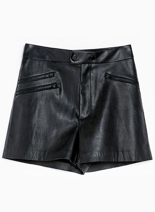 Leather Cargo Shorts Style # 380 - LeatherCult