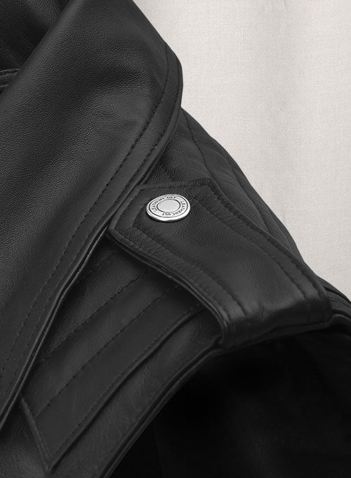 Leather Biker Vest # 318 - LeatherCult