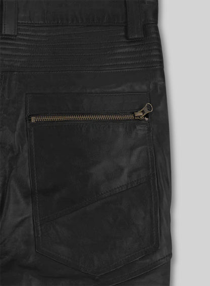 Leather Biker Jeans - Style # 512