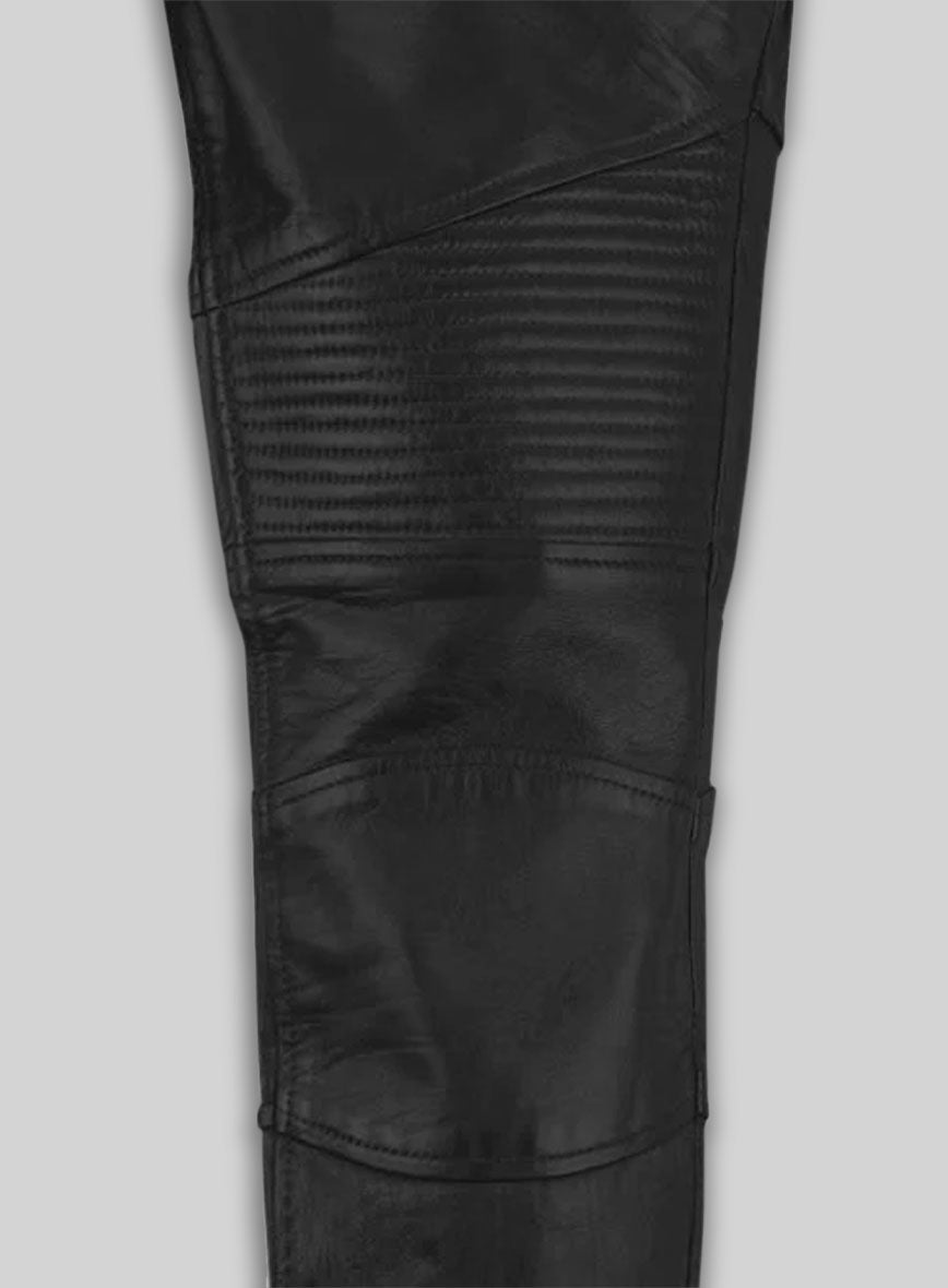 Leather Biker Jeans - Style # 512