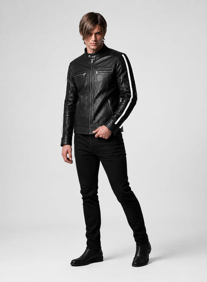 Leon Kennedy Resident Evil: Vendetta Leather Jacket