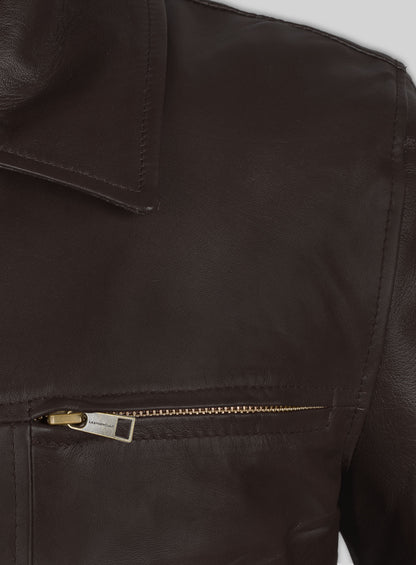 Leonardo DiCaprio Inception Leather Jacket